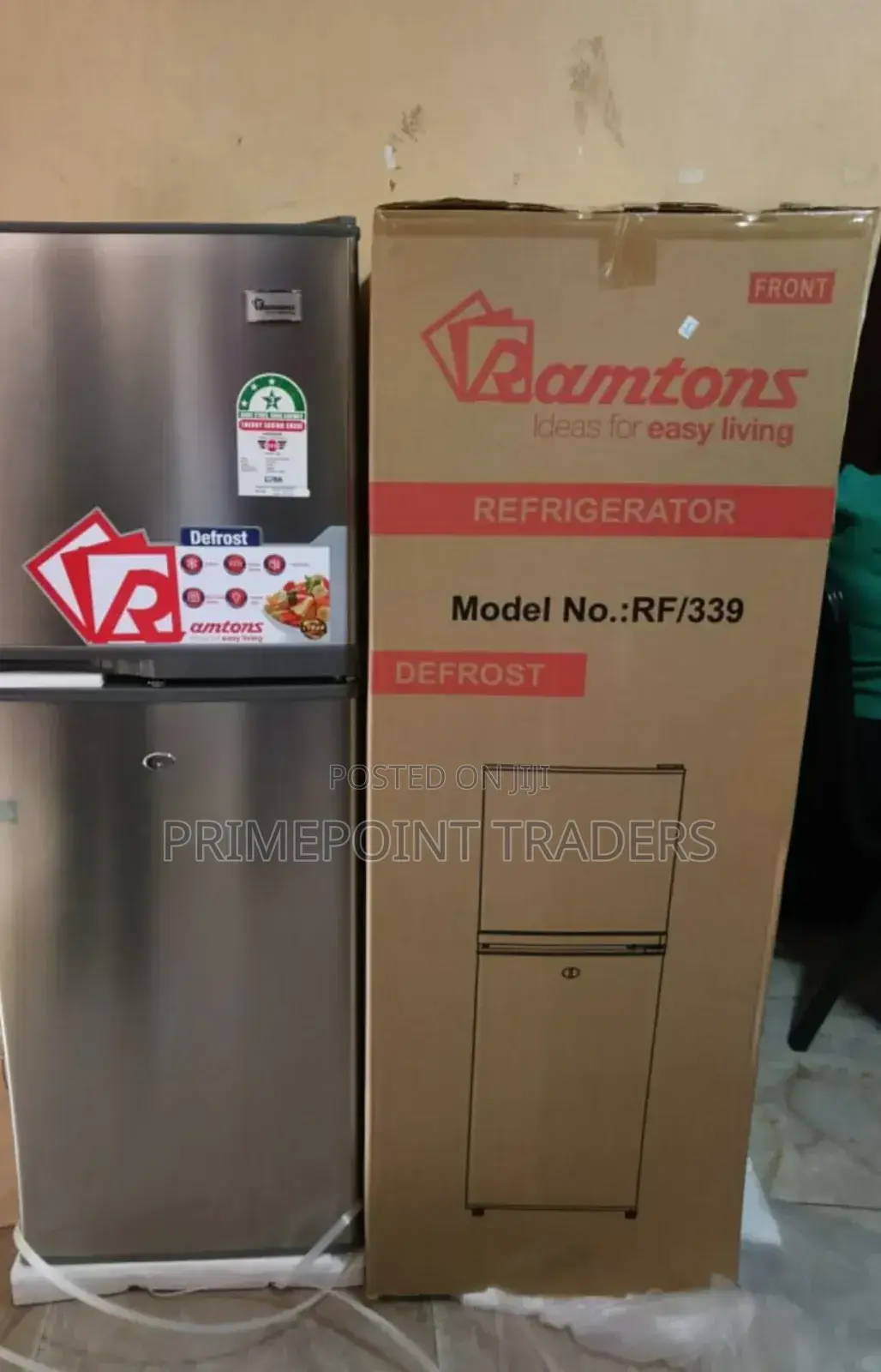 Fridge Ramtons 138 Litres Double Door Refrigerator