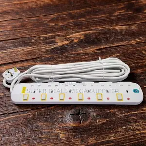 JSB 6 Way Abs Multi Socket 5m Power Extension Cable