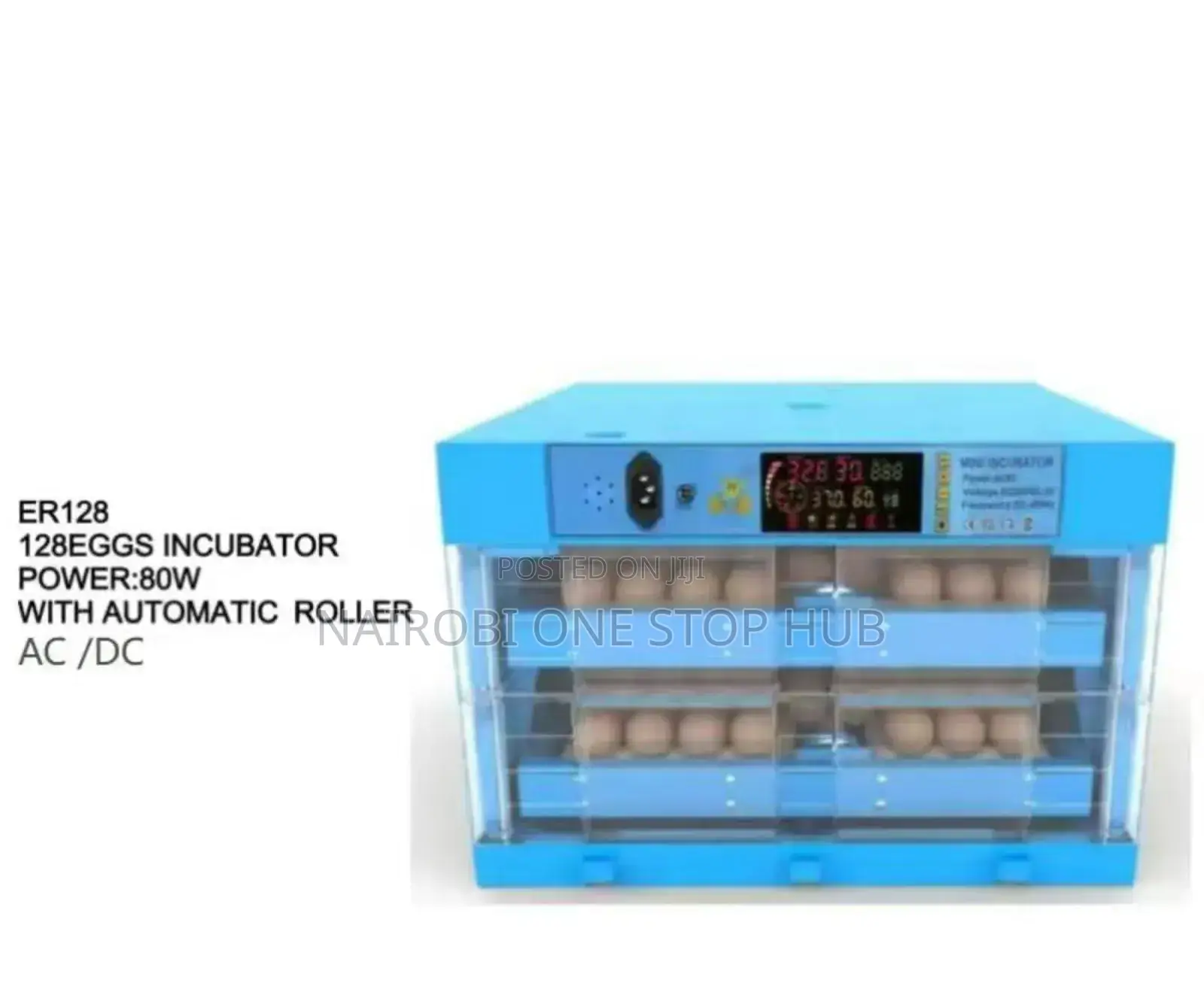 128 Eggs Incubator With Automatic Rollers