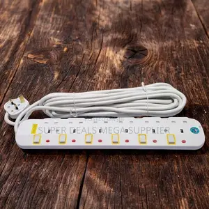JSB 6 Way Abs 5m Long Safety Power Extension Cord