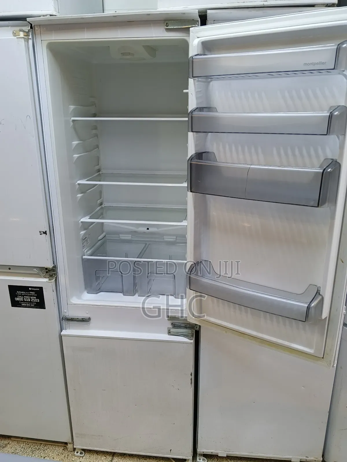 (White) Exuk Double Door Fridge