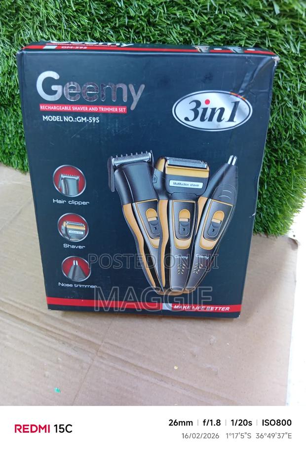 Geemy Rechargeable Shaver and Trimmer Set