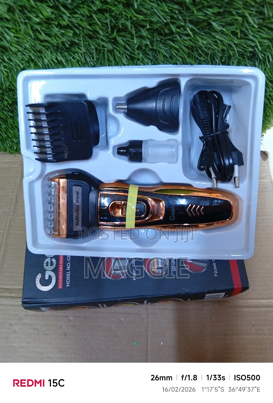 Geemy Rechargeable Shaver and Trimmer Set