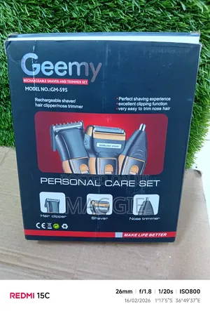 Geemy Rechargeable Shaver and Trimmer Set