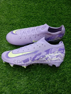Nike United Purple Agate and Barely Volt Air Zoom Cleats