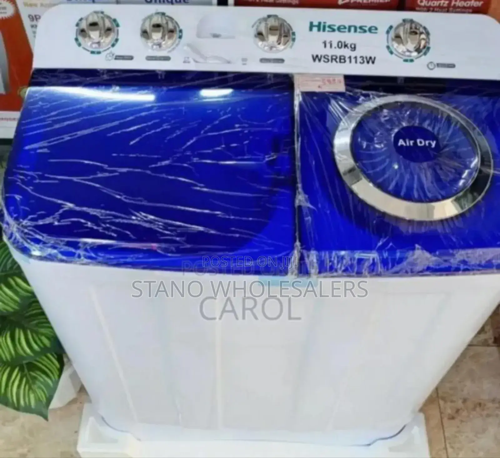 Spinning Hisense 11.0washing Machine. Top Load