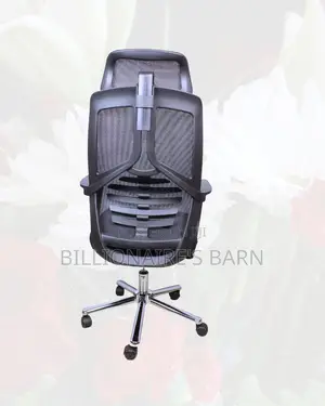 Office Chair With Adjustable Headrest — Smooth Movement, Cool Airflow