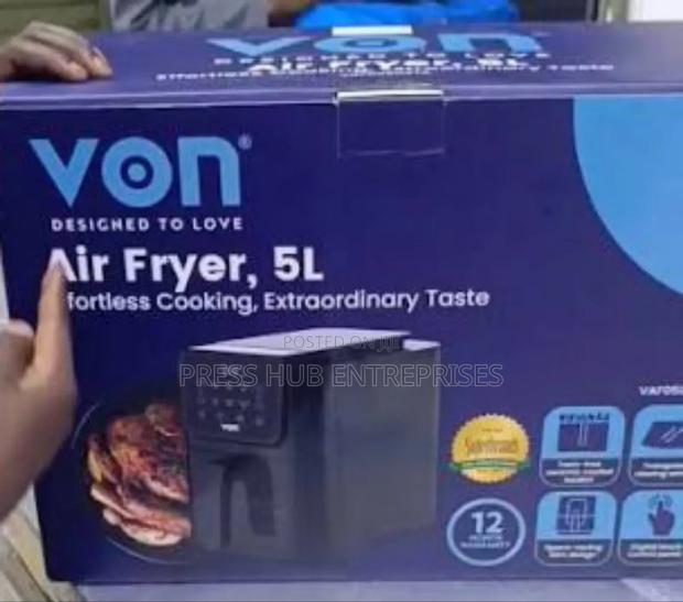 Von 5l Slim Digital Air Fryer"