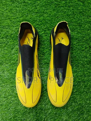Adidas F50 Sprintplate360 Black and Yellow Football Boots