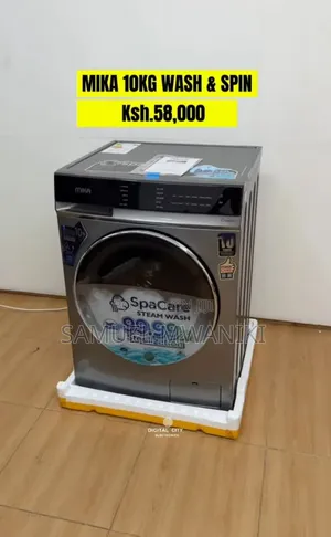 Mika Washing Machine 10kg Inverter Motor Front Load Fully Loaded
