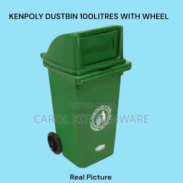 100ltrs Dustbin With Wheel/Dustbin - main view