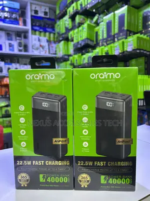 40000mah Power Bank 22.5w Fast Charging Type C Portable