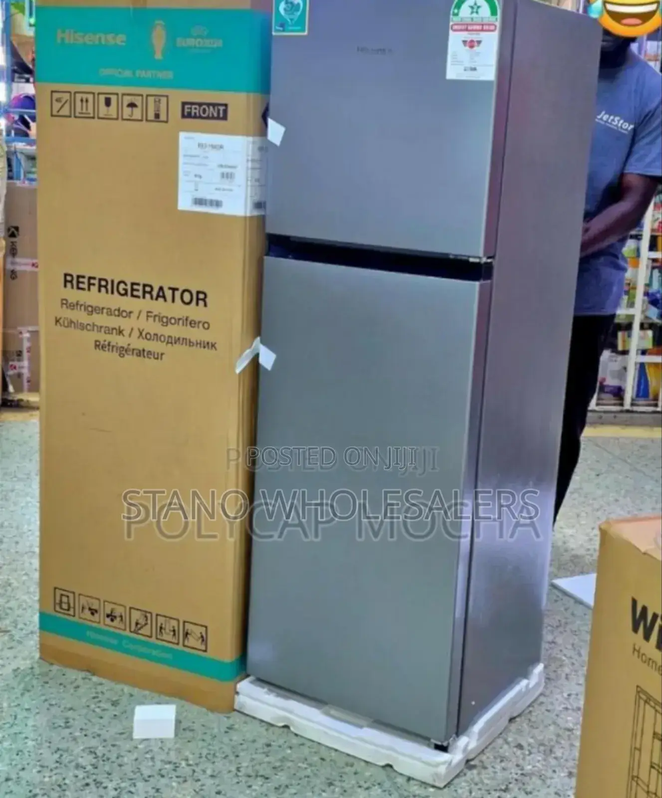Colour Grey New Hisense 154l Fridge