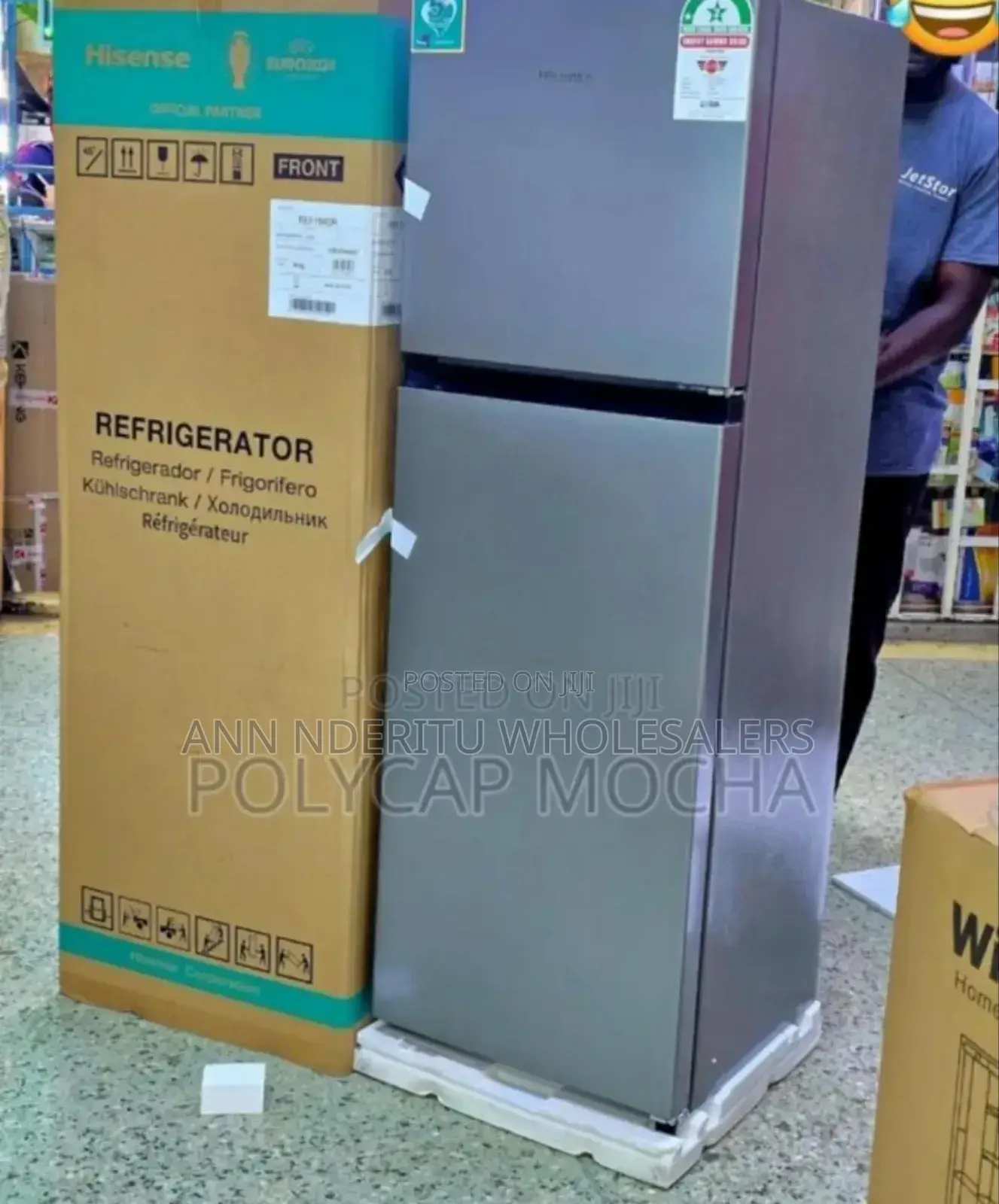 Colour Grey New Hisense 154l Fridge