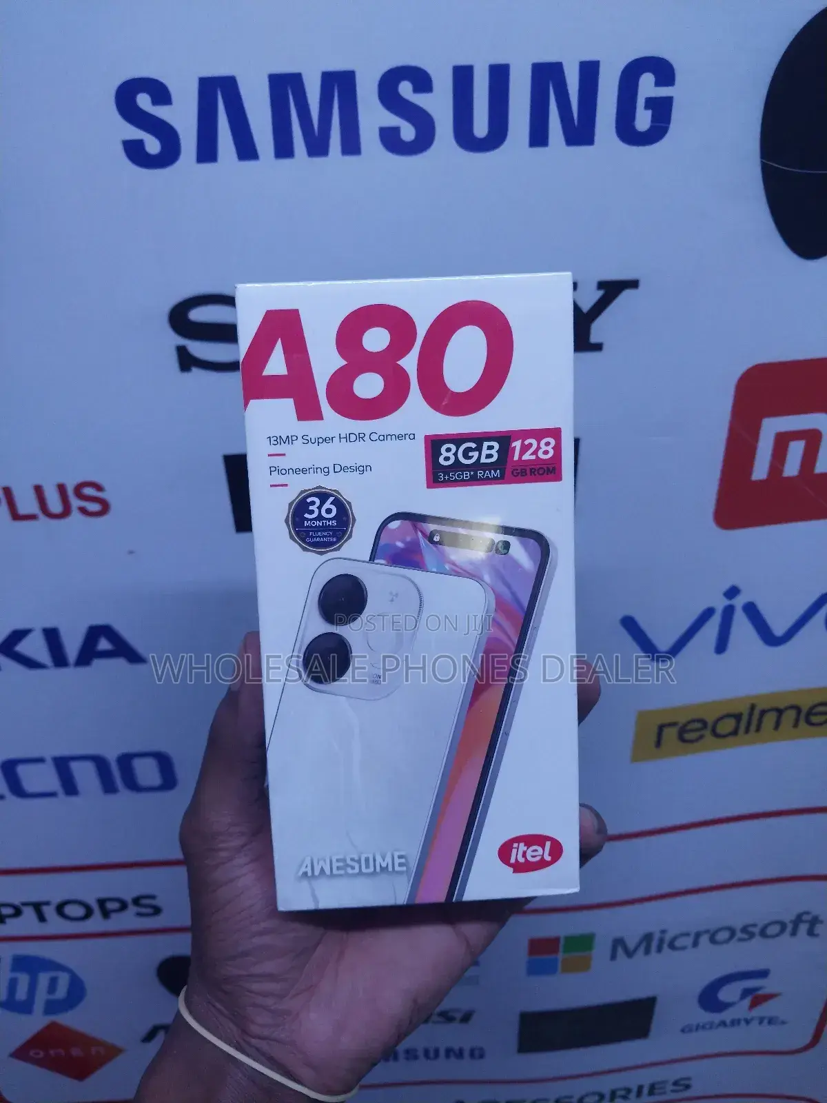 New Itel A80 128 GB Black