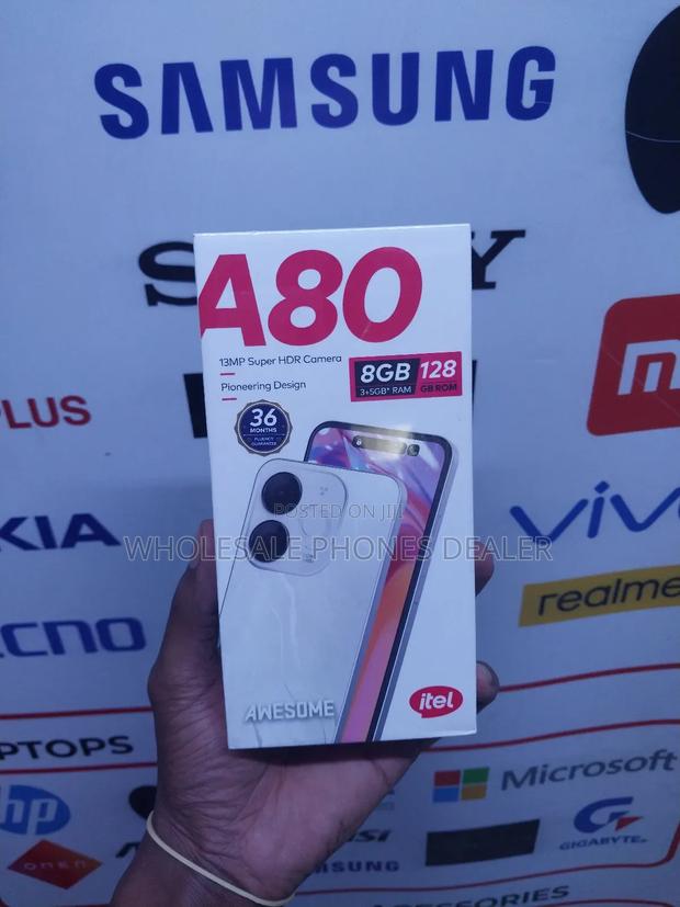 New Itel A80 128 GB Black