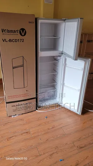 Volsmart 172l Double Door Refrigerator, Model Vl-Bcd172