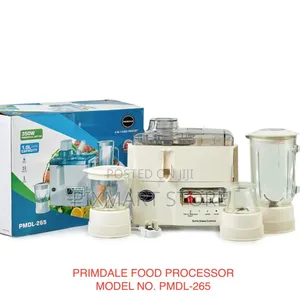 Primdale Multi-Function 4-in-1 Juicer, Blender, Grinder Mill