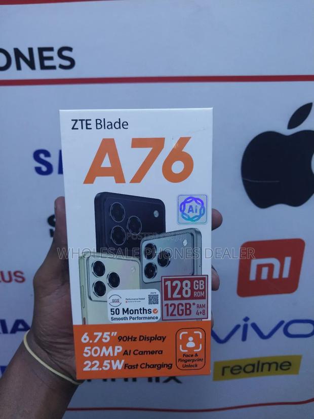 New ZTE Blade A76 5G 128 GB Black