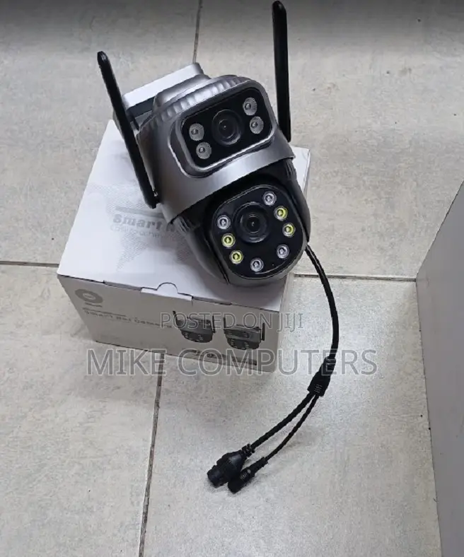 4g V380 Dual Lens Security Camera With Full Color Night Vision