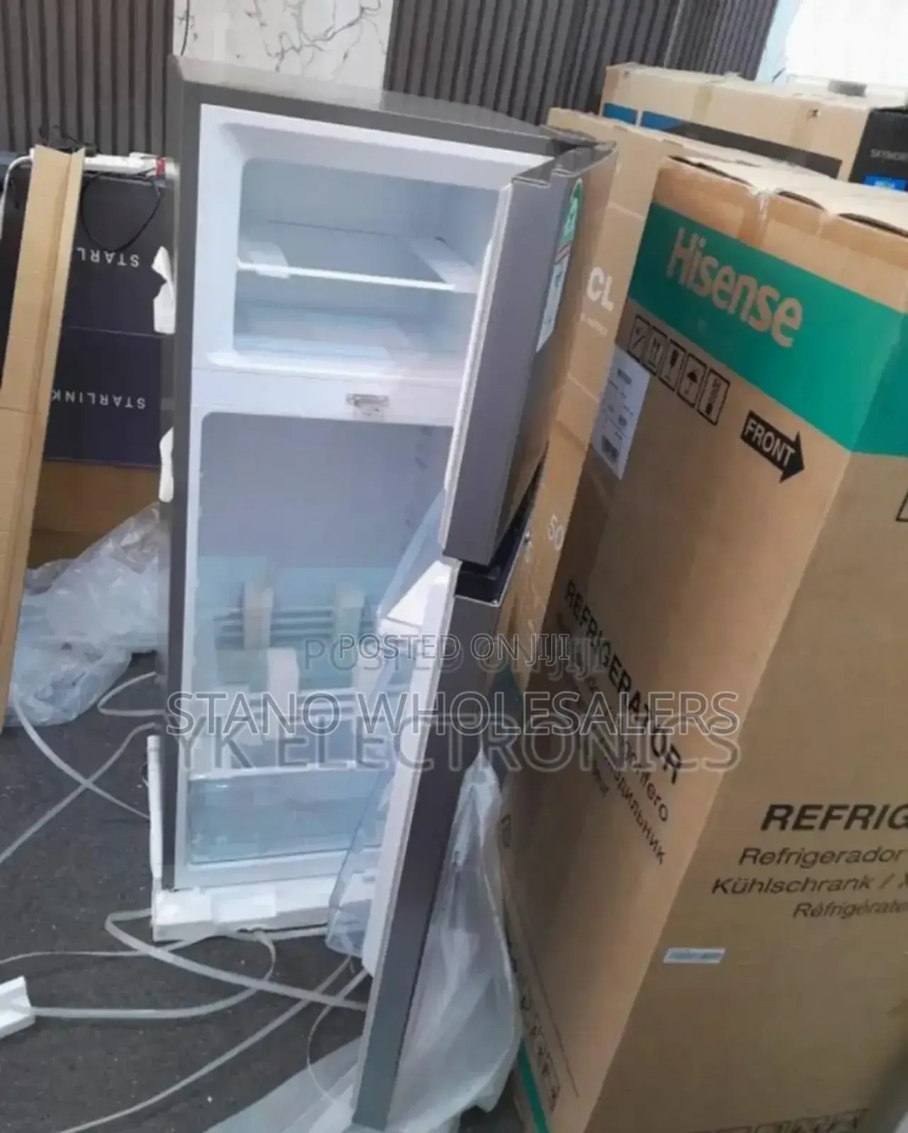 Two Door With Warranty Hisense 121l Fridge