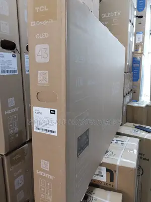 Tcl 43" Frameless Qled Google Tv, Dolby Audio, Bluetooth, Cast Enabled