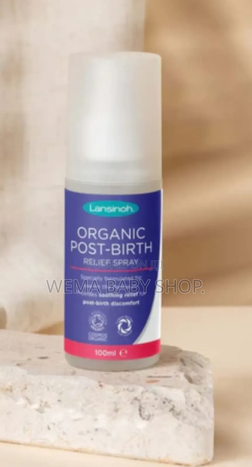 Lansinoh Organic Post-birth Relief Spray.