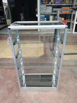 Premium Aluminium Shop Glass Display – 2ft X 1ft X 3.4ft