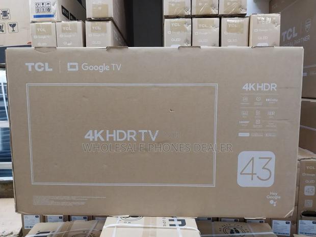 Tcl 43" Frameless 4k Hdr Google Tv, Bluetooth And Cast Enabled