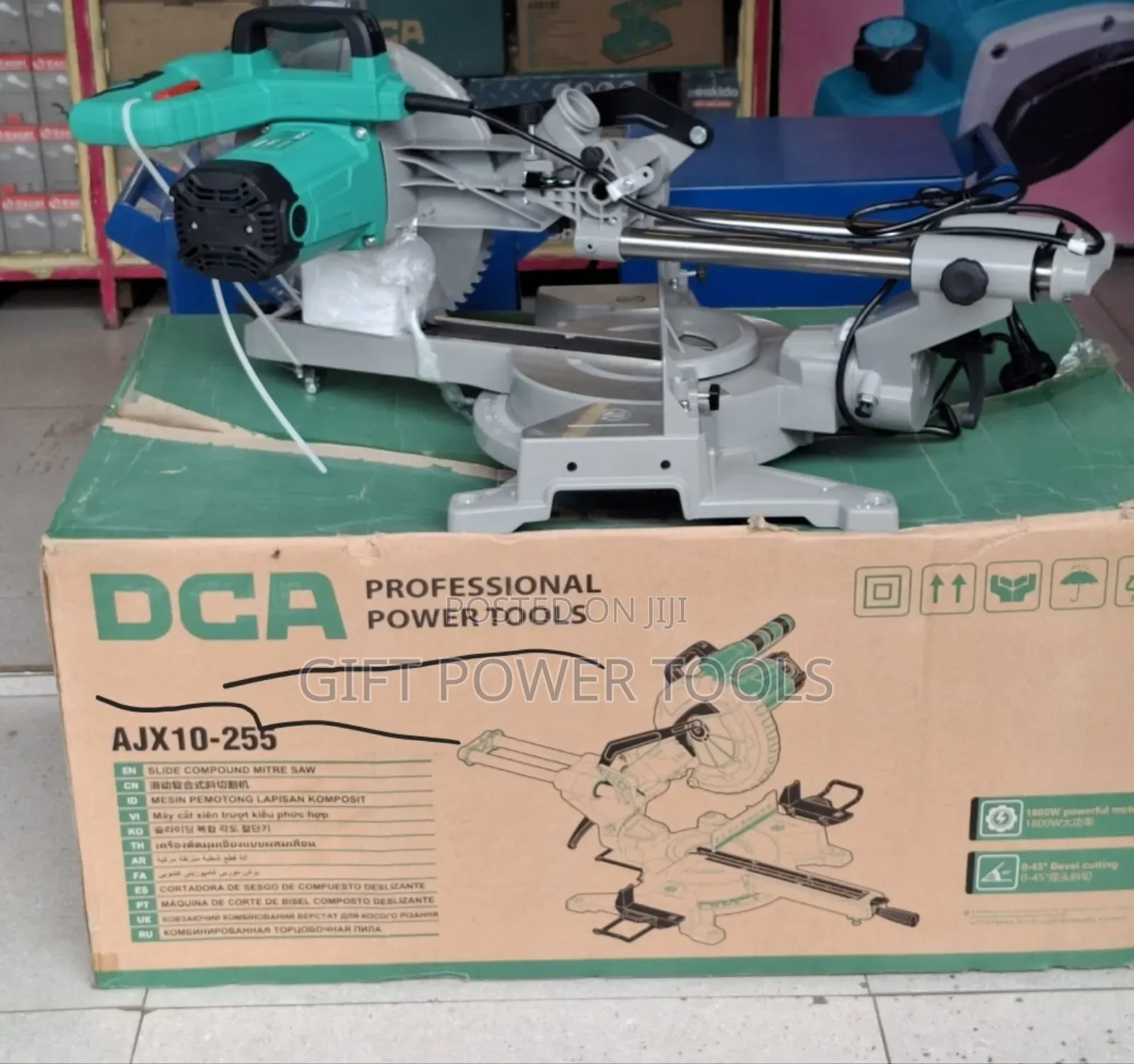 Sliding Compound Miter Saw 10inches/Mitre Saw 1800w