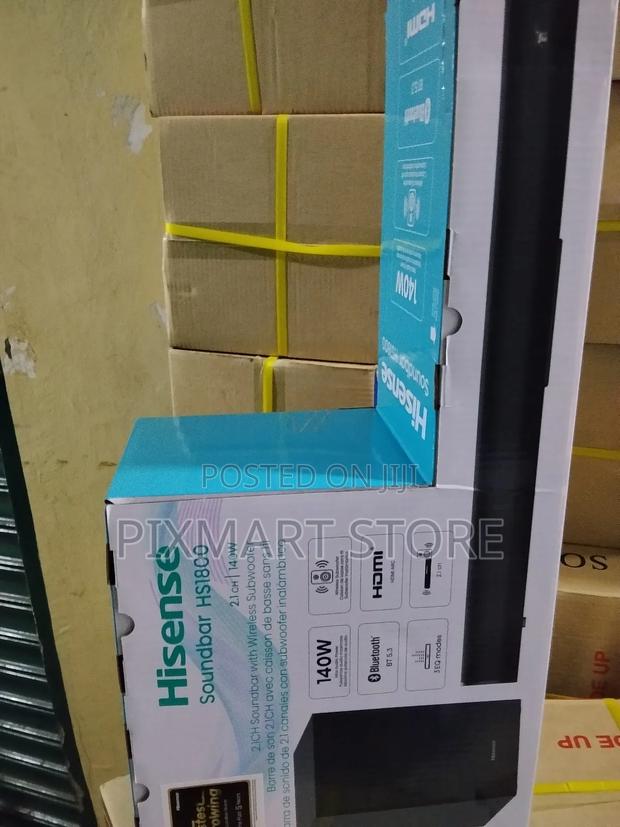 Hisense Hs1800 2.1 Soundbar System With Wireless Subwoofer Bluetooth