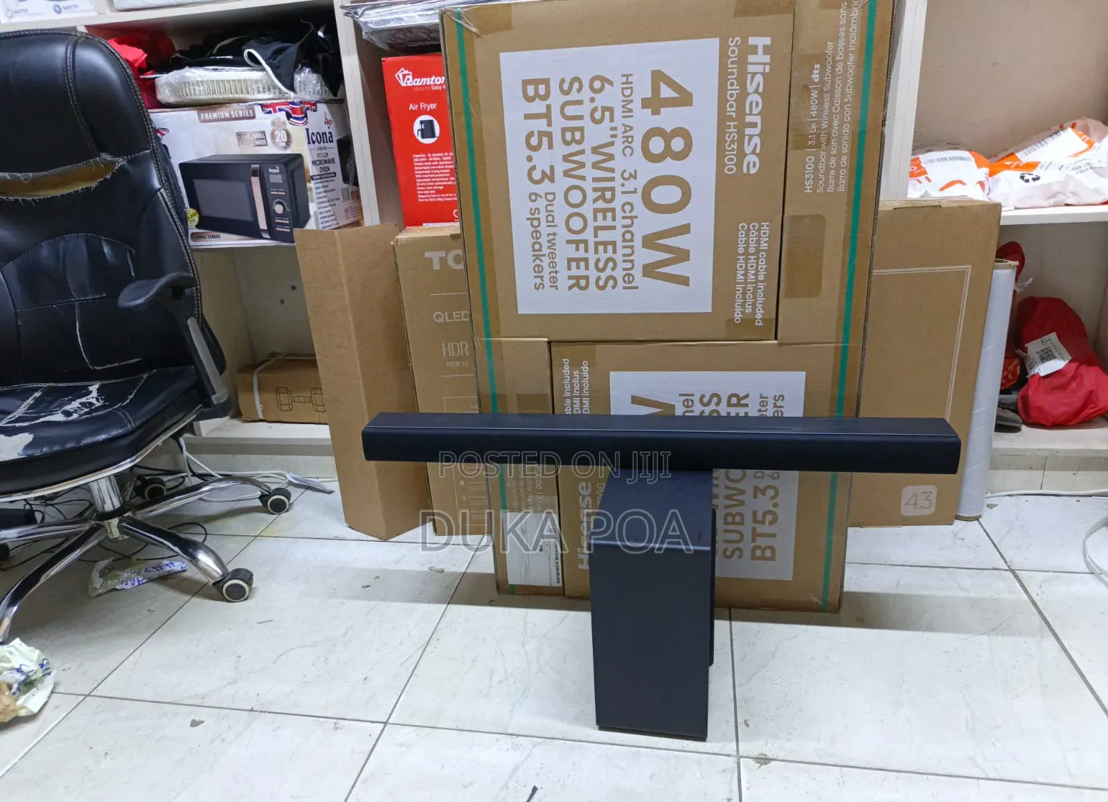 Hisense Soundbar 480w Hs3100 Quality Bar With Dolby Atmos