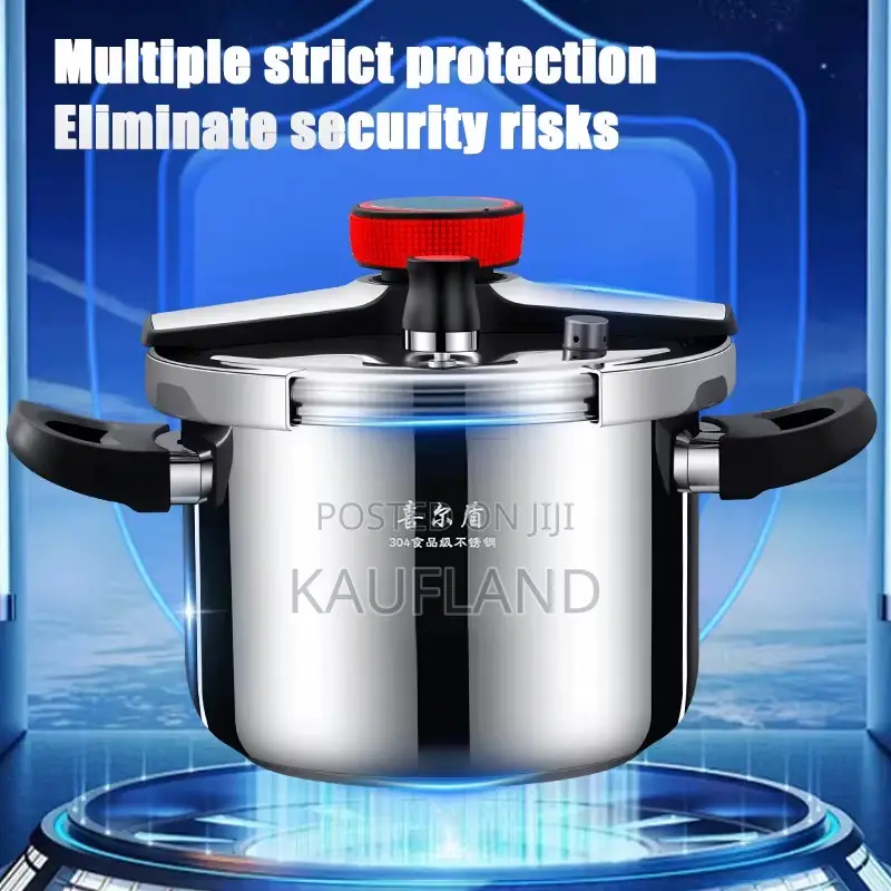 Induction Gas Compatible Safe Pressure Cooker 6l
