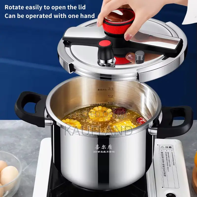 Induction Gas Compatible Safe Pressure Cooker 6l
