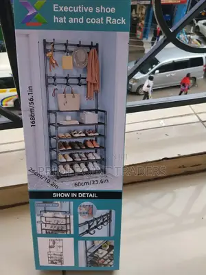 : 5-Tier Shoe Clothes Organizer – Space-Saving Rack for Home
