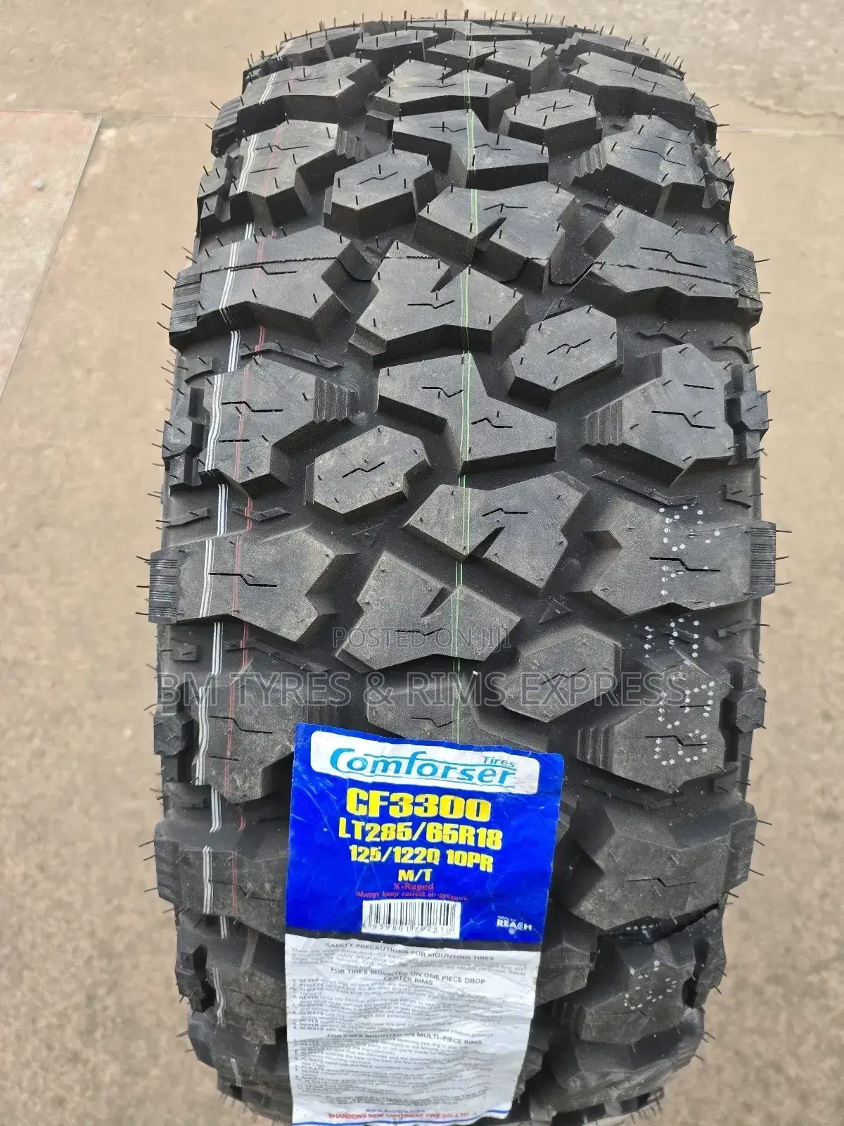 265 /65 R18 Comforser Tyres (Mud Terrein)
