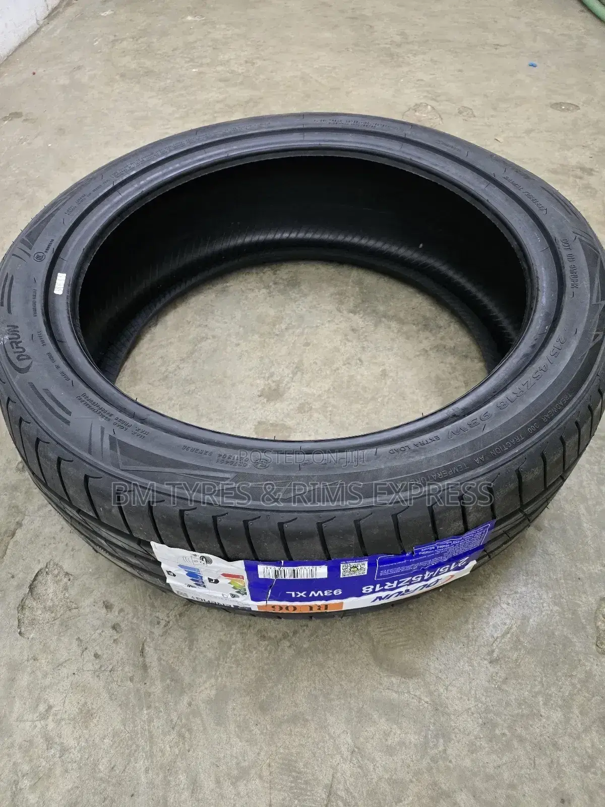 215 /45 R18 Durun Tyres (Highway)
