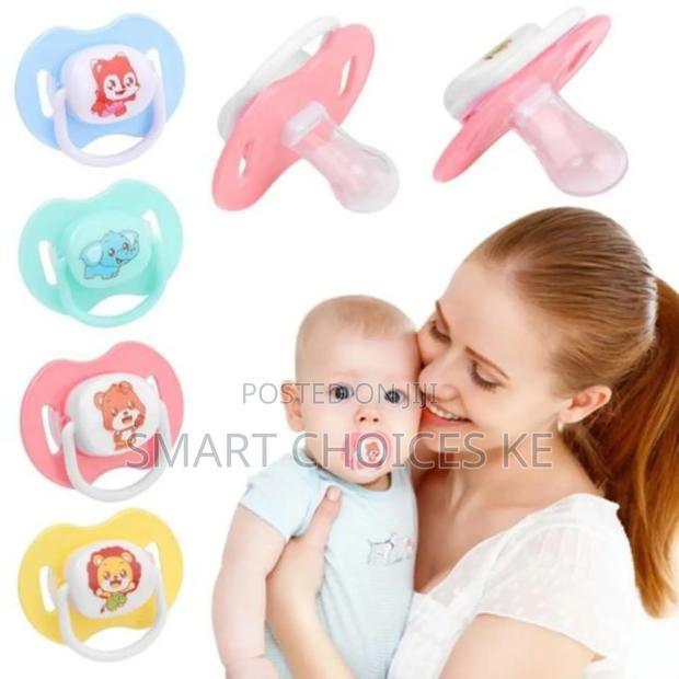 Silicone Cute Baby Pacifier With Cap - thumbnail 3