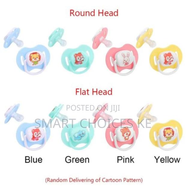 Silicone Cute Baby Pacifier With Cap - thumbnail 4