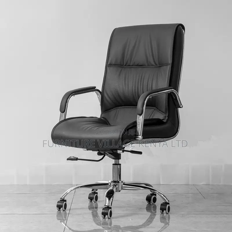 Office Chair; Executive High-back Leather Chair
