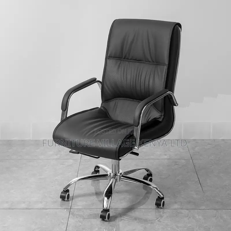 Office Chair; Executive High-back Leather Chair