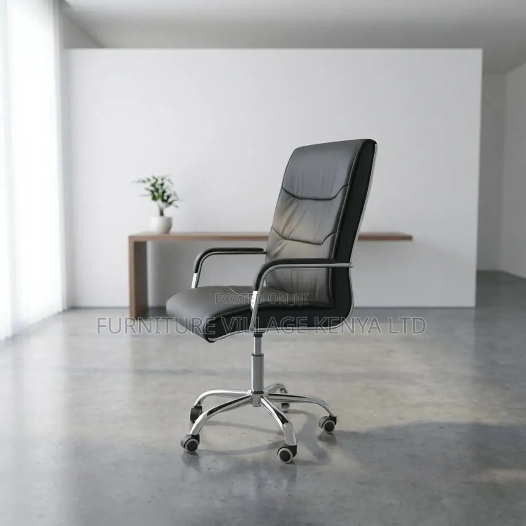 Office Chair; Executive High-back Leather Chair