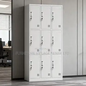 Office Cabinet; 9 Locker Office Filing Cabinet