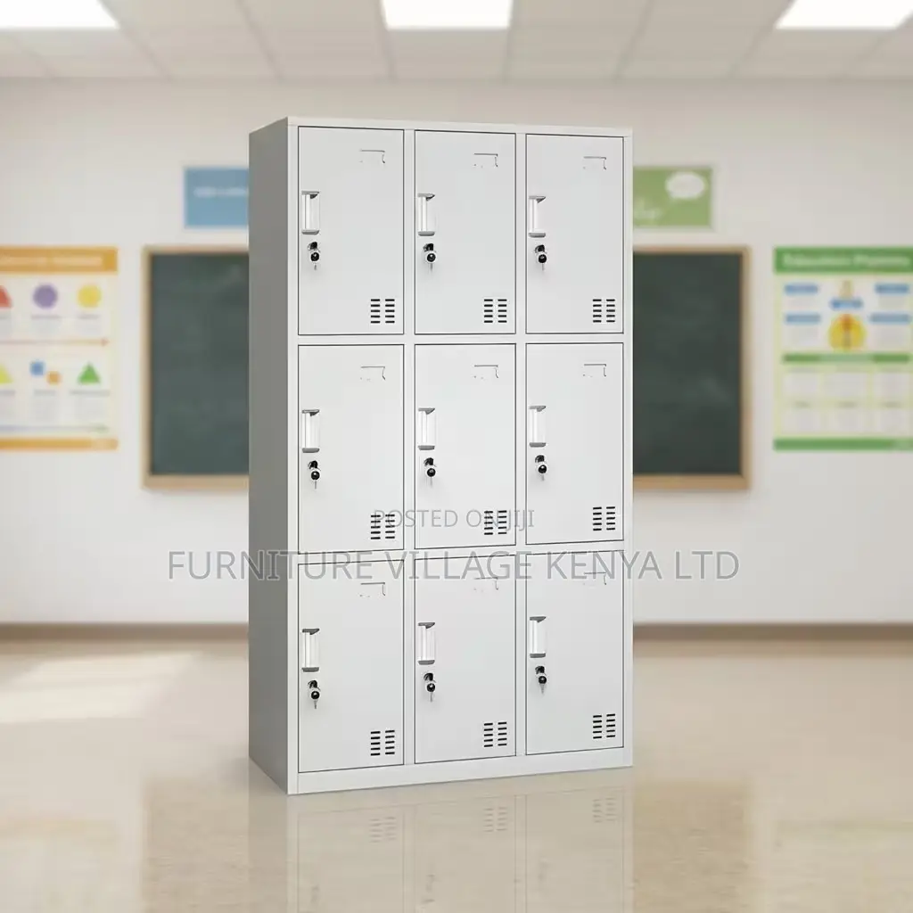 Office Cabinet; 9 Locker Office Filing Cabinet