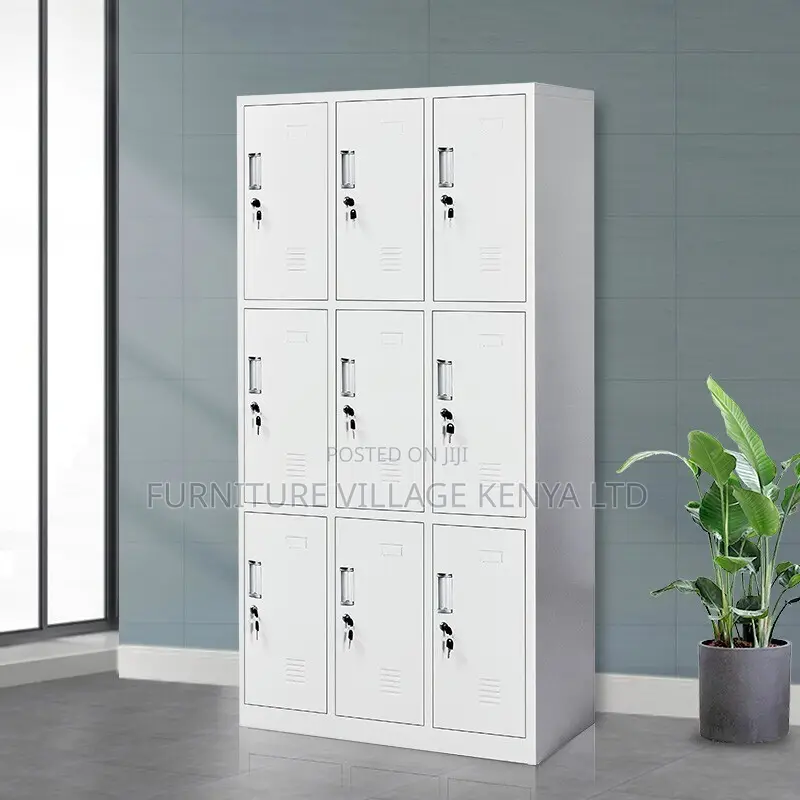 Office Cabinet; 9 Locker Office Filing Cabinet