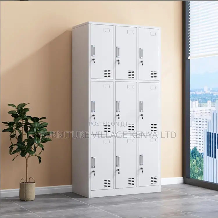 Office Cabinet; 9 Locker Office Filing Cabinet