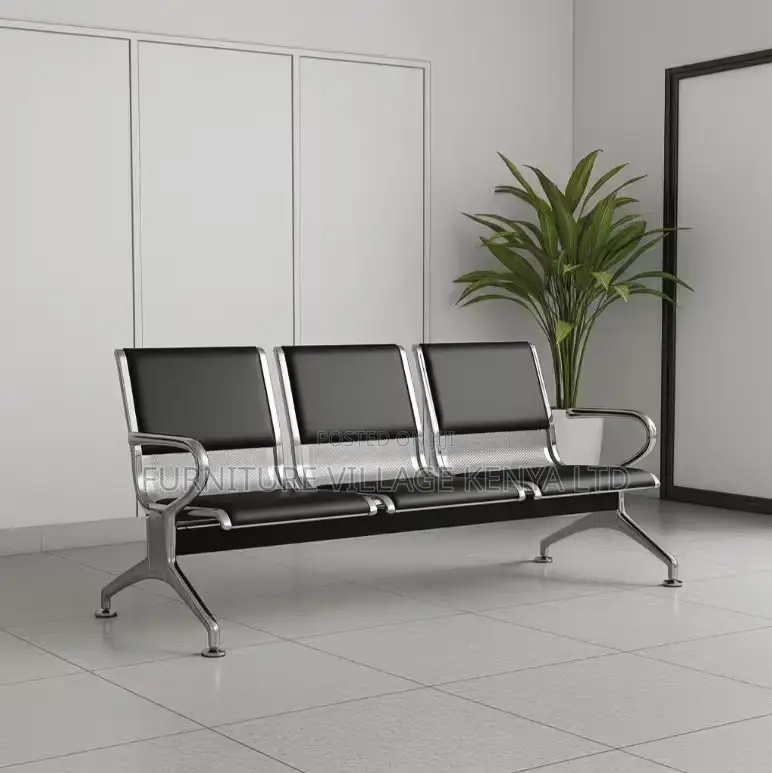 Waiting Bench; 3 Seater Lobby Waiting Bench