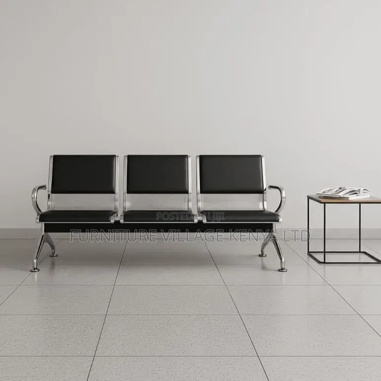 Waiting Bench; 3 Seater Lobby Waiting Bench