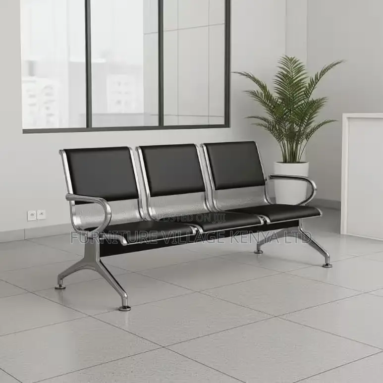Waiting Bench; 3 Seater Lobby Waiting Bench