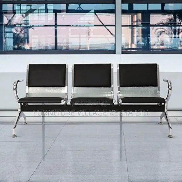 Waiting Bench; 3 Seater Lobby Waiting Bench